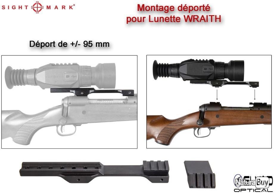 Montage déporté pour lunette Sightmark WRAITH – Version 2