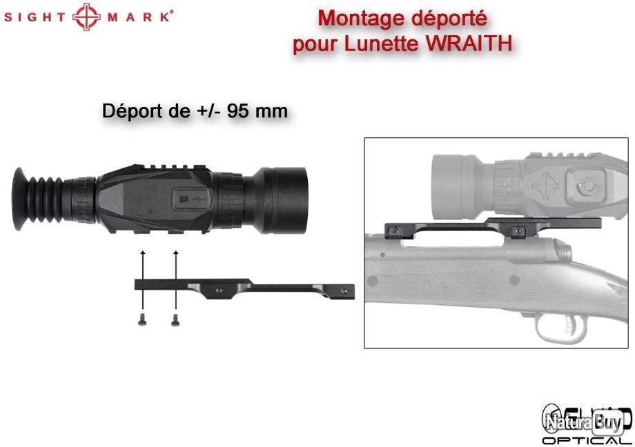 Montage déporté pour lunette Sightmark WRAITH – Version 2