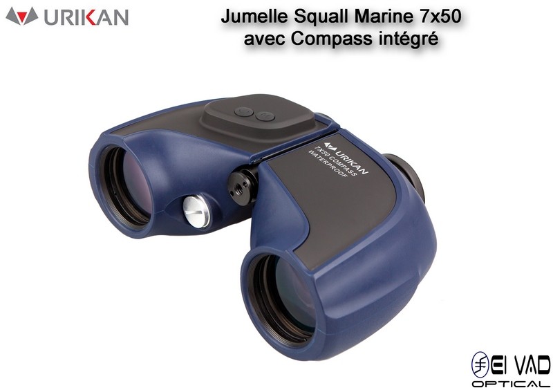 Jumelle URIKAN Marine Squall 7x50 avec compas intégré