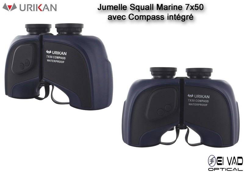 Jumelle URIKAN Marine Squall 7x50 avec compas intégré