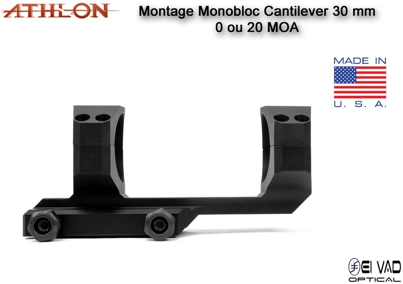 Montage Monobloc ATHLON Optics Cantilever 30 mm - 0 MOA