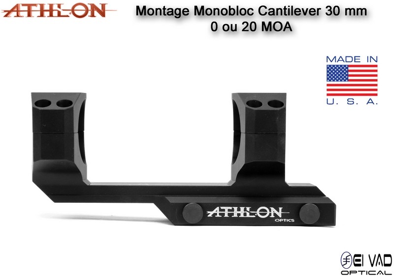 Montage Monobloc ATHLON Optics Cantilever 30 mm - 20 MOA