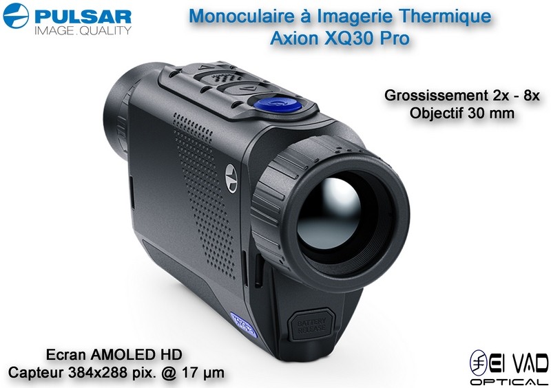 Monoculaire PULSAR à imagerie thermique AXION XQ30 Pro