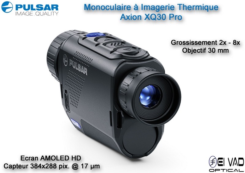 Monoculaire PULSAR à imagerie thermique AXION XQ30 Pro