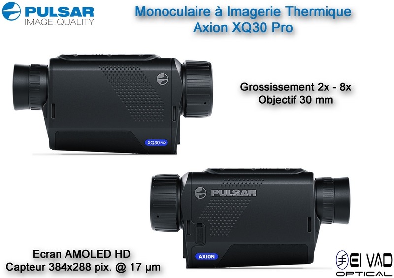 Monoculaire PULSAR à imagerie thermique AXION XQ30 Pro