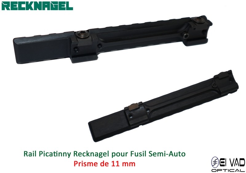 Rail Picatinny Recknagel pour Fusil semi-auto (prisme de 11 mm)