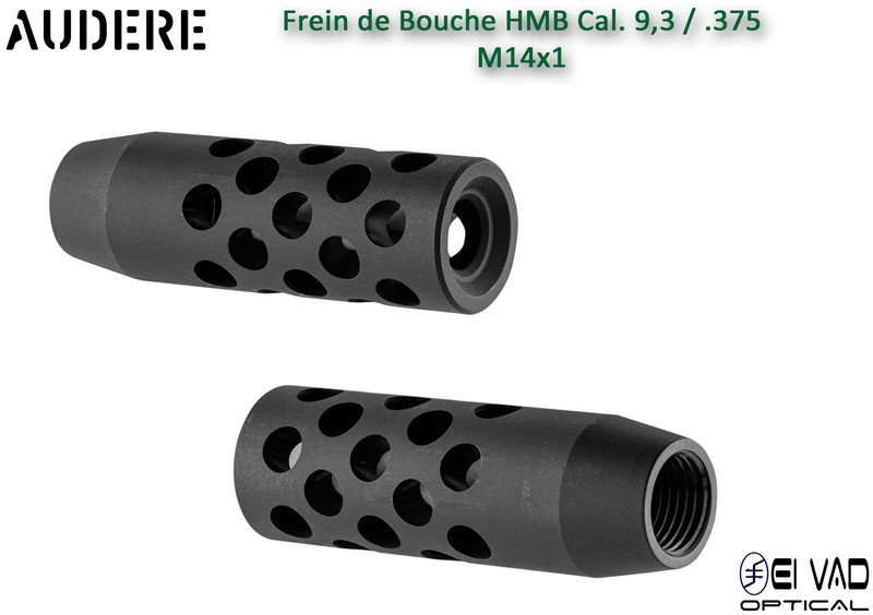 Frein de bouche AUDERE HMB noir Cal. 9,3 - 14x100