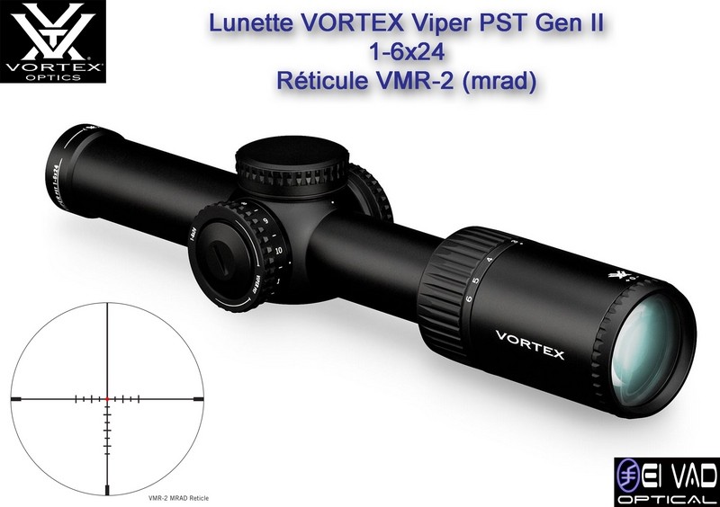 Lunette VORTEX Viper PST Gen II 1-6x24