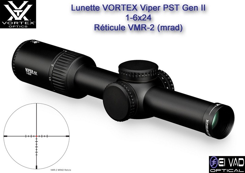 Lunette VORTEX Viper PST Gen II 1-6x24