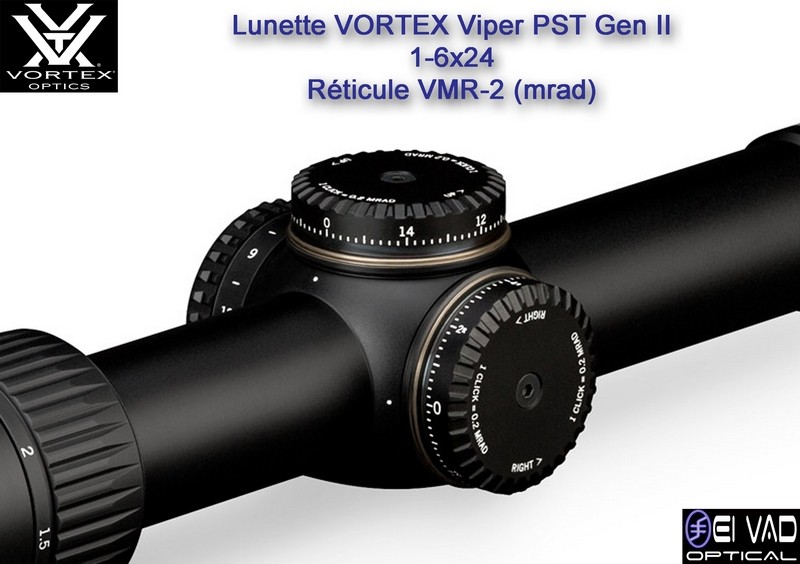 Lunette VORTEX Viper PST Gen II 1-6x24