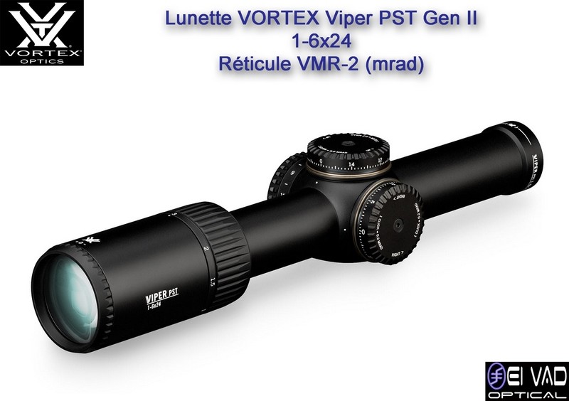 Lunette VORTEX Viper PST Gen II 1-6x24