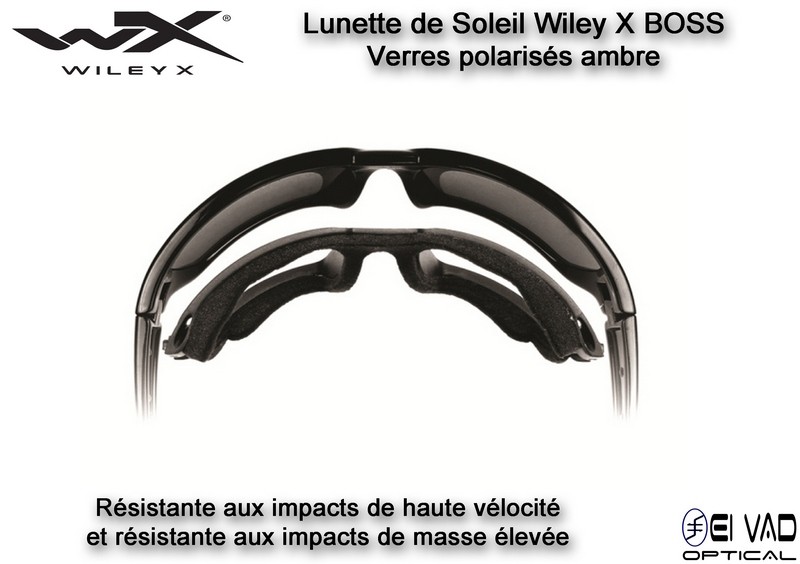 Lunette de soleil Wiley X BOSS - Polarisé