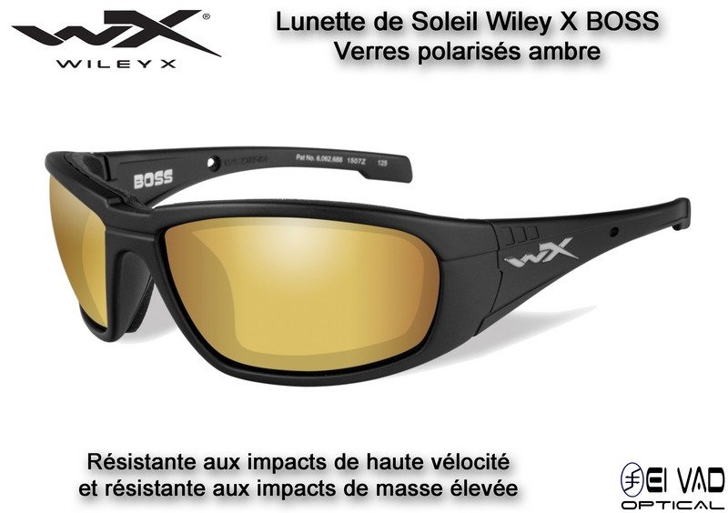 Lunette de soleil Wiley X BOSS - Polarisé