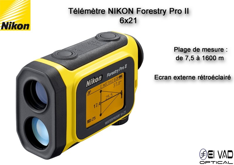 Télémètre NIKON Forestry Pro II - avec Ecran