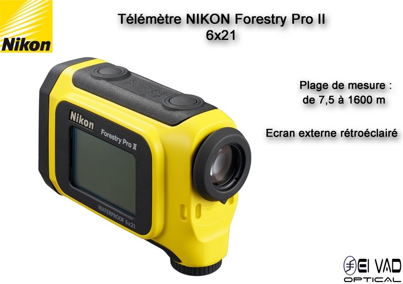 Télémètre NIKON Forestry Pro II - avec Ecran