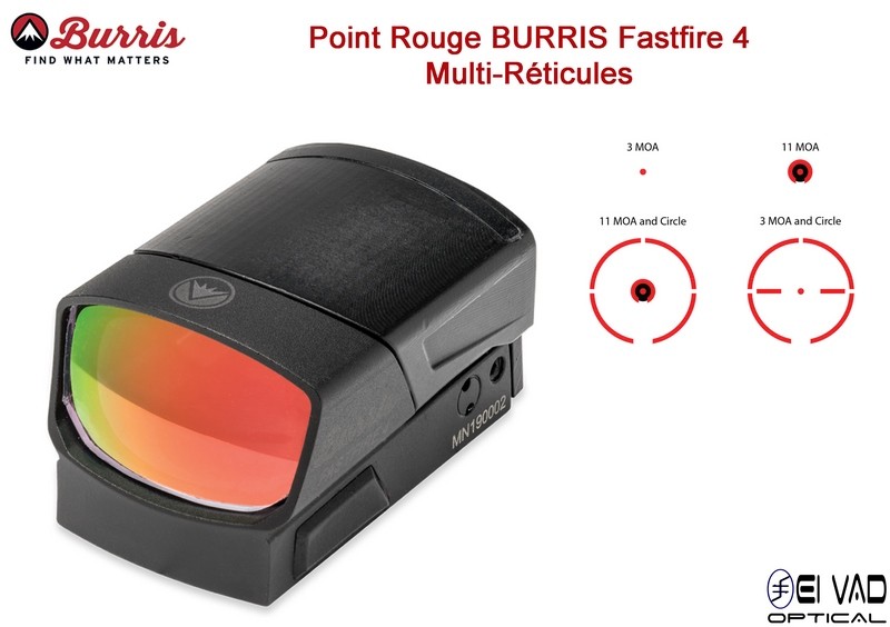 Point Rouge Multi-Réticules BURRIS FastFire 4 pour CZ75 Shadow