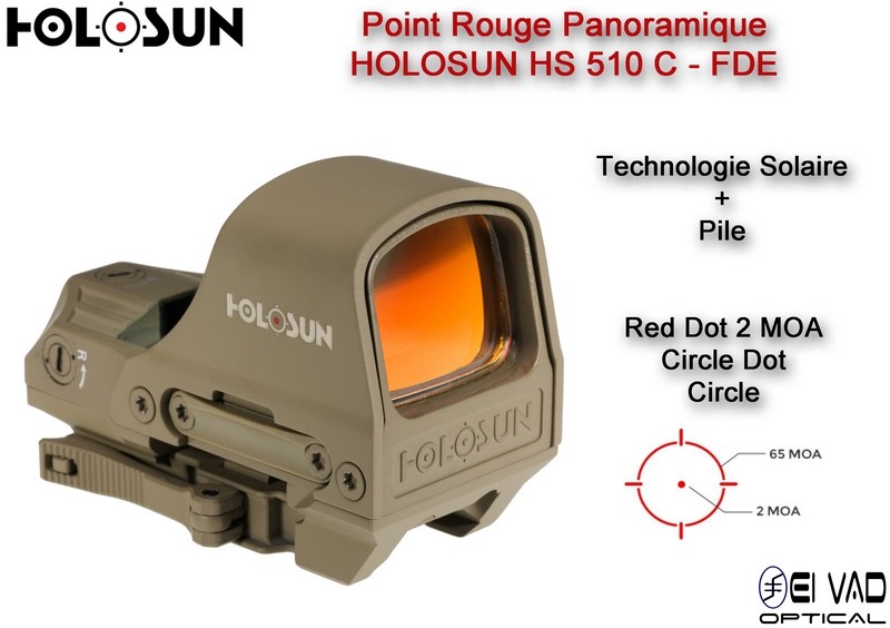 Point Rouge Panoramique HOLOSUN HS510C - Couleur FDE