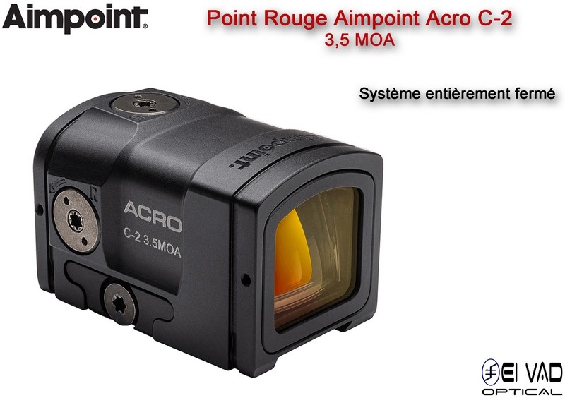 Point Rouge AIMPOINT ACRO C-2 - 3,5 MOA - pour GLOCK Standard
