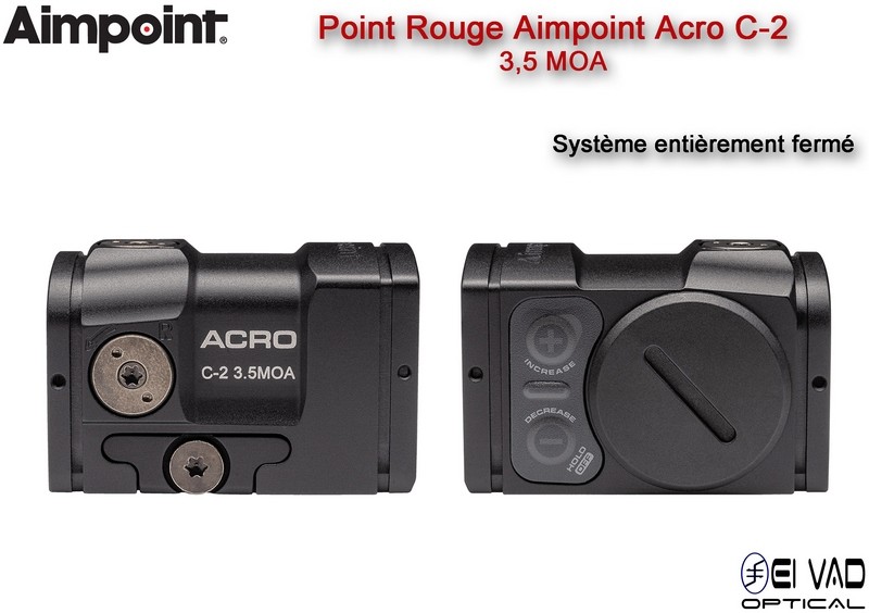 Point Rouge AIMPOINT ACRO C-2 - 3,5 MOA - pour Sig Sauer P320 X-Five