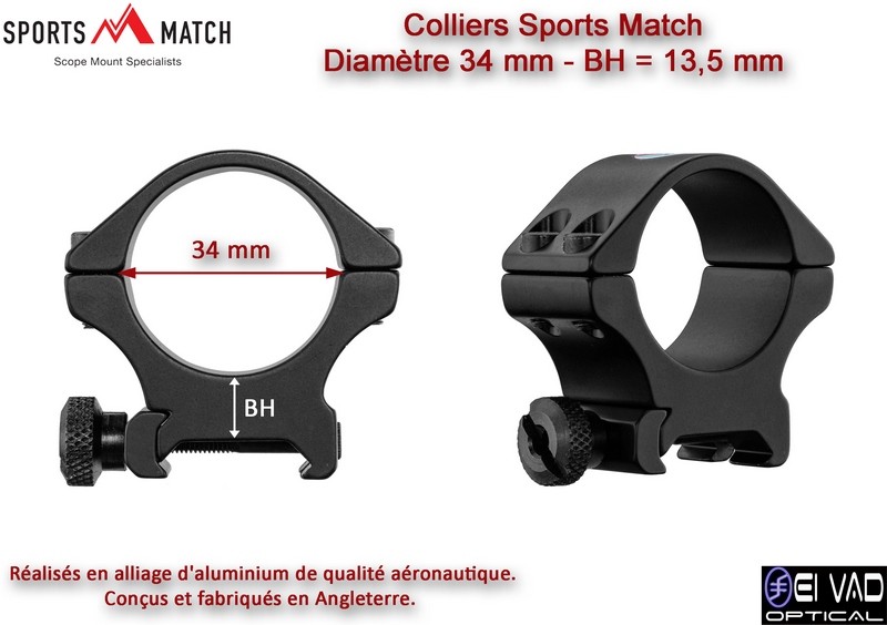 Colliers TLD Sports Match Haut - Diamètre 34 mm
