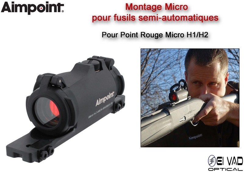 Montage Aimpoint Micro pour fusils de chasse semi-automatiques