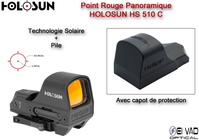 Point Rouge Panoramique HOLOSUN HS510C - Avec Capot