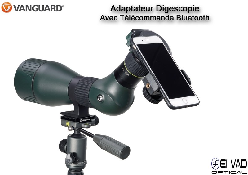 Adaptateur Digiscopie pour Smartphone - Vanguard VEO PA-65