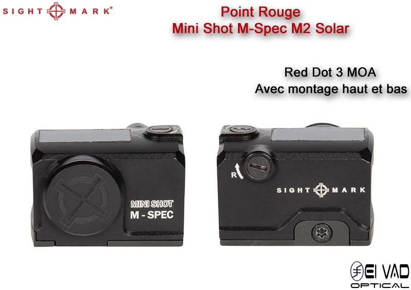 Point Rouge Sightmark Mini Shot M-Spec M2 Solar - 3 MOA
