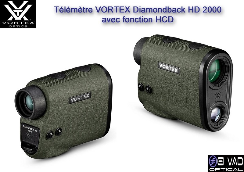 Télémètre VORTEX Diamondback HD 2000 avec fonction HCD
