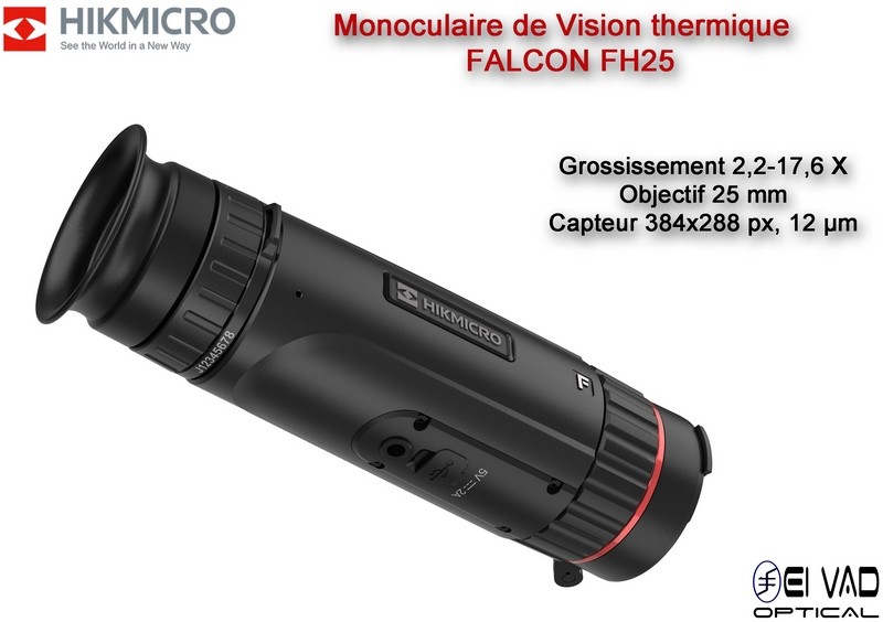 Monoculaire de Vision Thermique HIKMICRO Falcon FH25