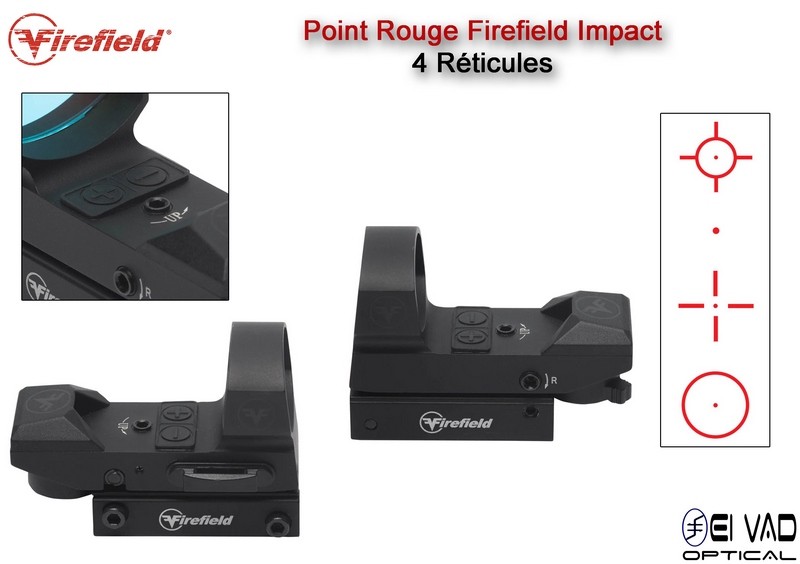 Point Rouge Firefield Impact Gen II - Multi Réticules