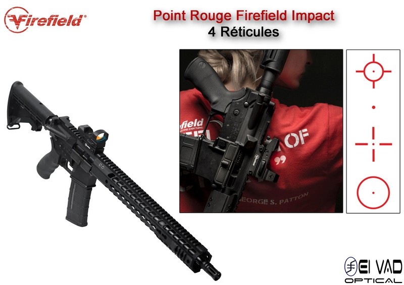 Point Rouge Firefield Impact Gen II - Multi Réticules