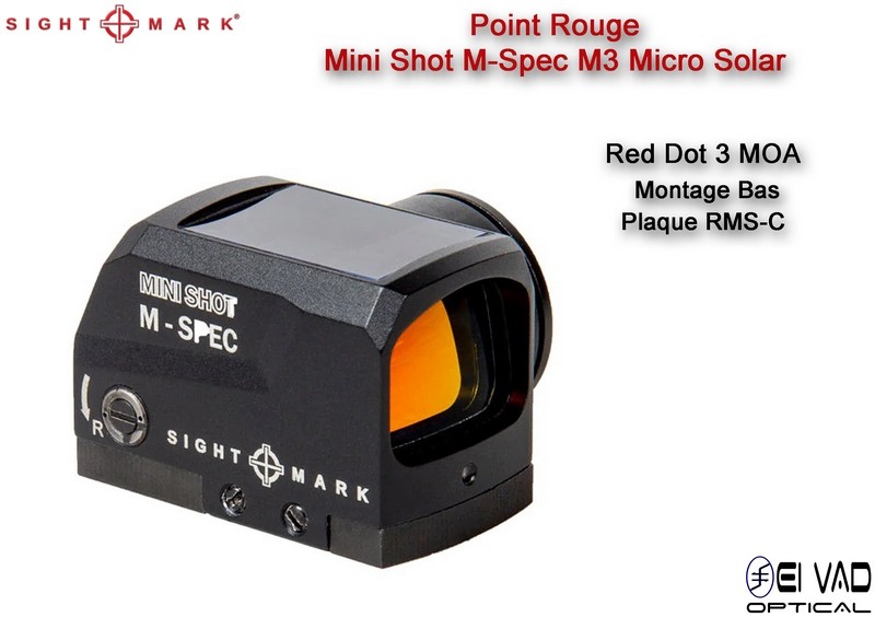 Point Rouge Sightmark Mini Shot M-Spec M3 Micro Solar – 3 MOA