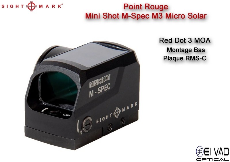 Point Rouge Sightmark Mini Shot M-Spec M3 Micro Solar – 3 MOA