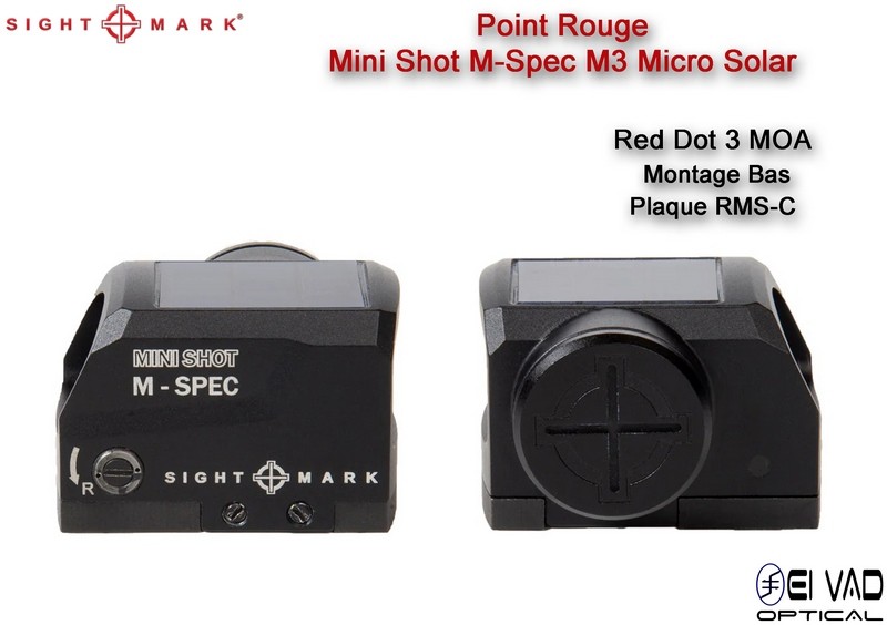 Point Rouge Sightmark Mini Shot M-Spec M3 Micro Solar – 3 MOA