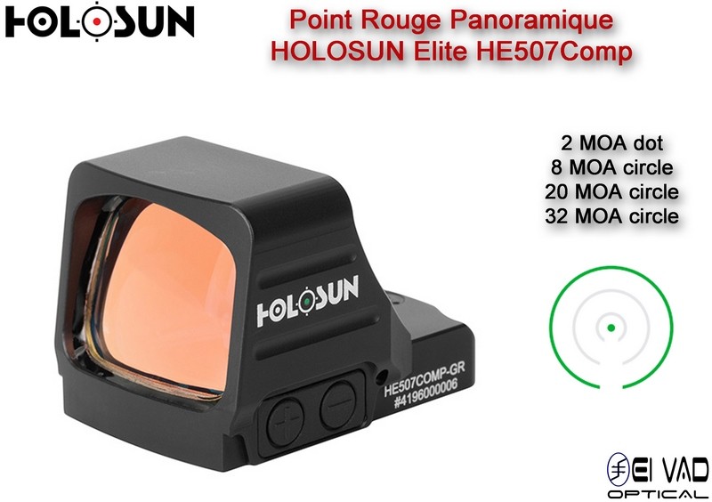 Point Rouge Panoramique HOLOSUN Elite HE507COMP - Compétition