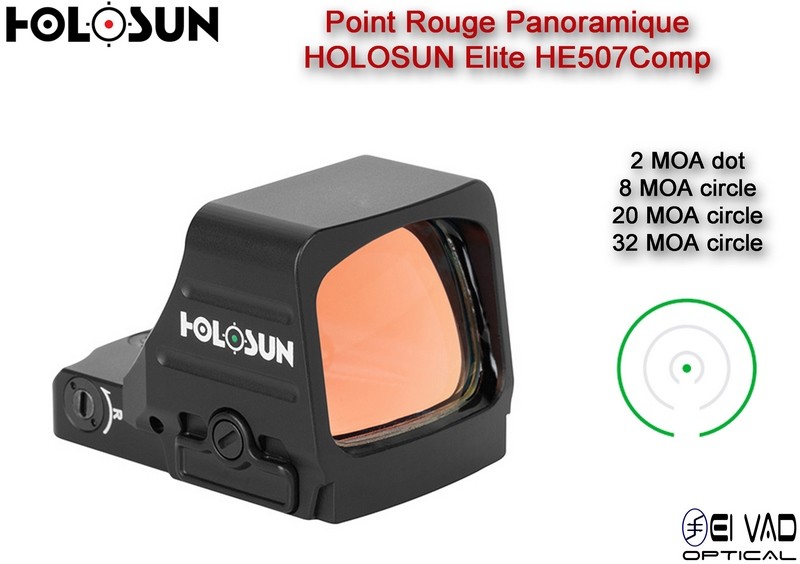 Point Rouge Panoramique HOLOSUN Elite HE507COMP - Compétition