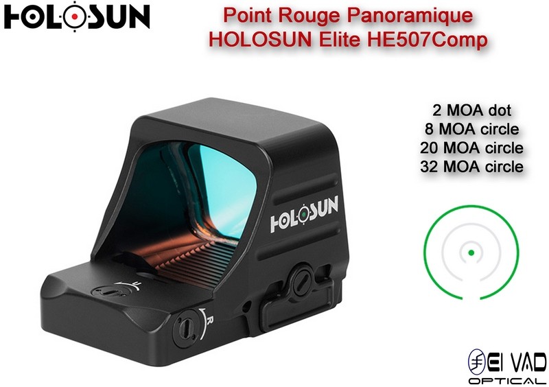 Point Rouge Panoramique HOLOSUN Elite HE507COMP - Compétition