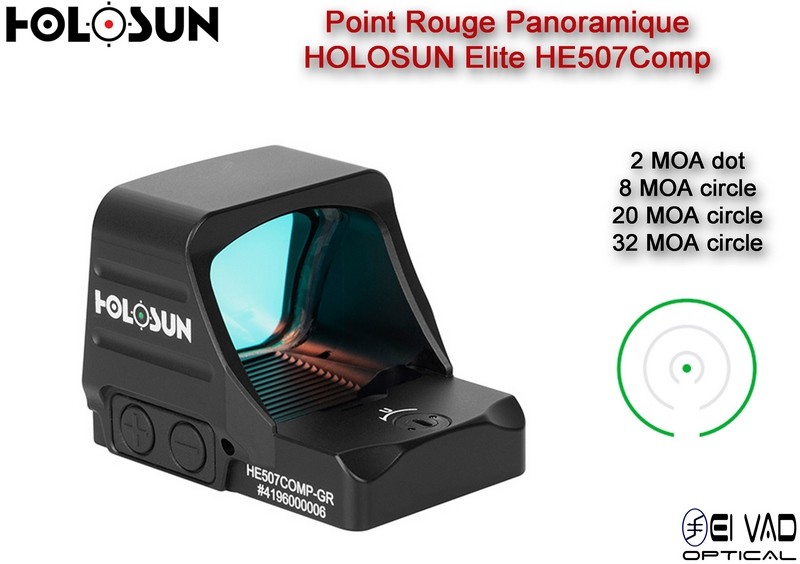 Point Rouge Panoramique HOLOSUN Elite HE507COMP - Compétition