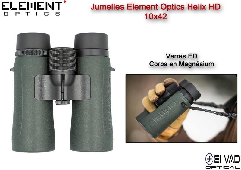 Jumelles Element Optics Helix HD 10x42