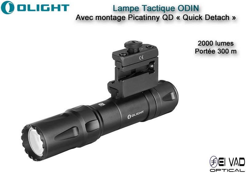 Lampe Tactique Olight ODIN - 2000 lumes