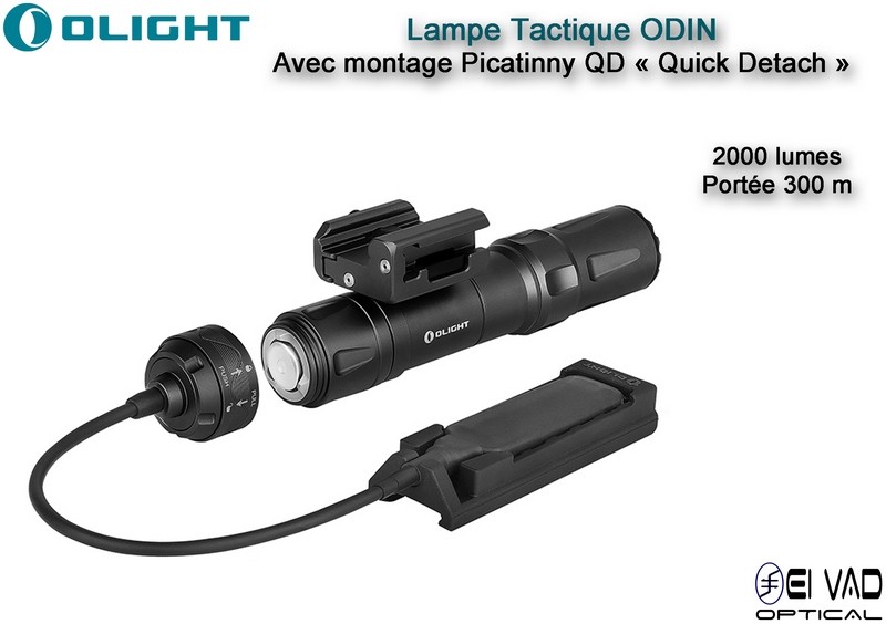 Lampe Tactique Olight ODIN - 2000 lumes
