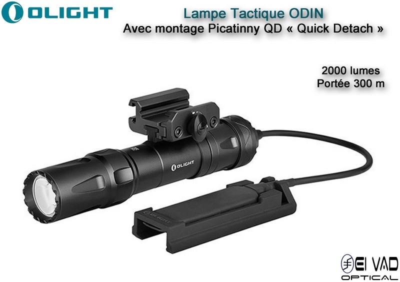 Lampe Tactique Olight ODIN - 2000 lumes