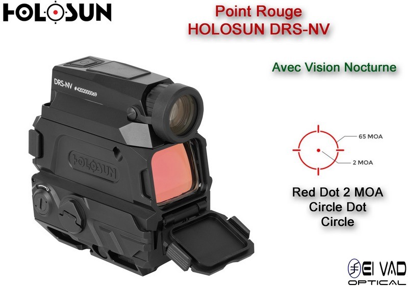 Point Rouge HOLOSUN DRS-NV Vision Nocturne Intégrée