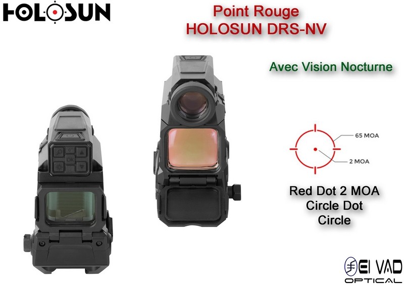 Point Rouge HOLOSUN DRS-NV Vision Nocturne Intégrée