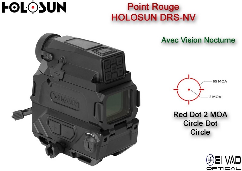 Point Rouge HOLOSUN DRS-NV Vision Nocturne Intégrée