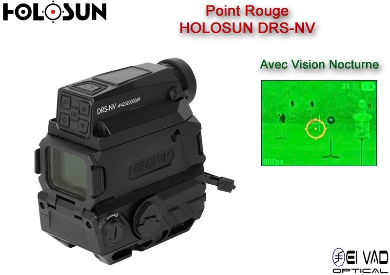 Point Rouge HOLOSUN DRS-NV Vision Nocturne Intégrée