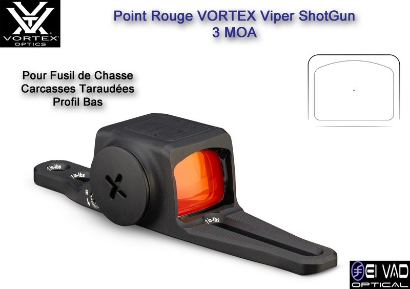 Point Rouge VORTEX Viper ShotGun - Fusil de Chasse - 3 MOA