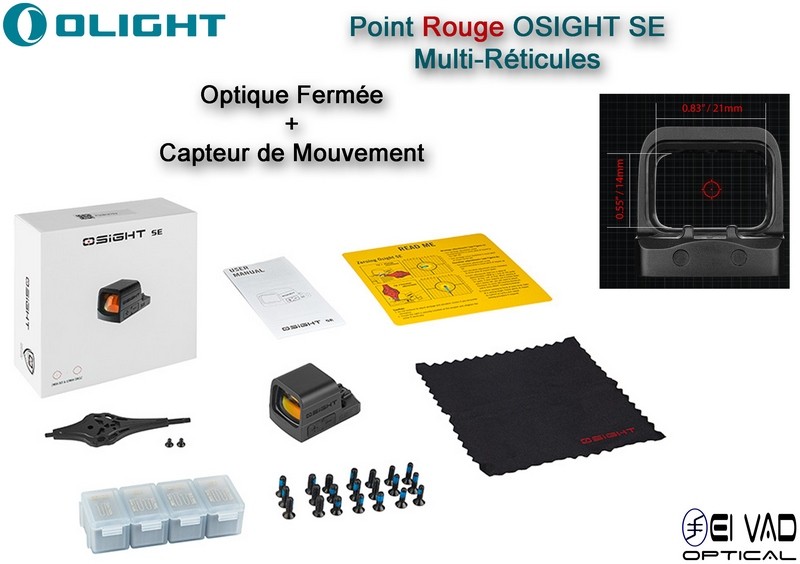 Point Rouge compact Olight OSIGHT SE - Multi-Réticules
