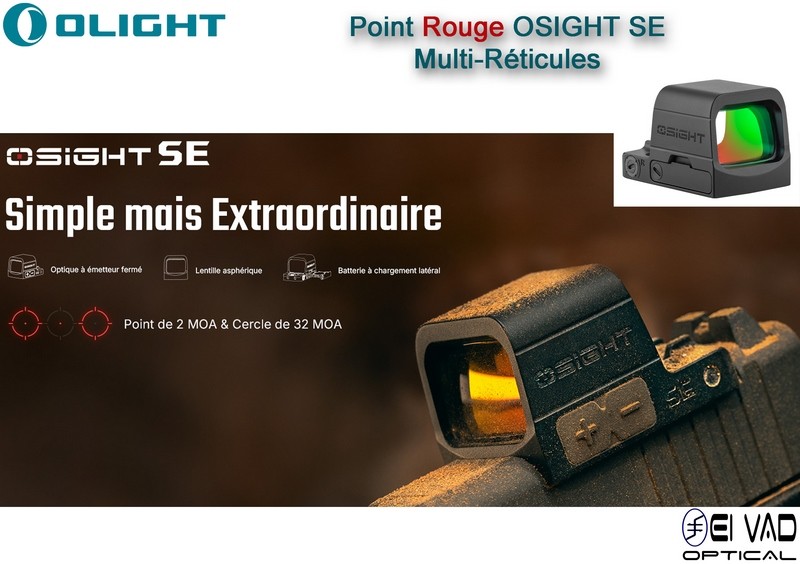Point Rouge compact Olight OSIGHT SE - Multi-Réticules